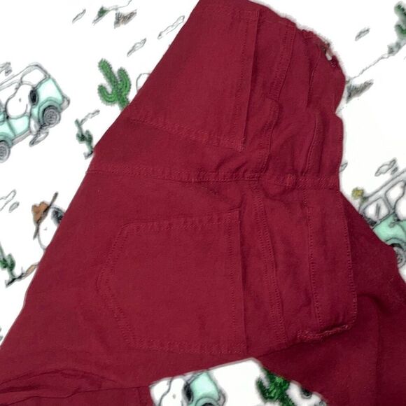 Hybrid & company skinny jeans burgundy size medium preowned - Picture 6 of 12